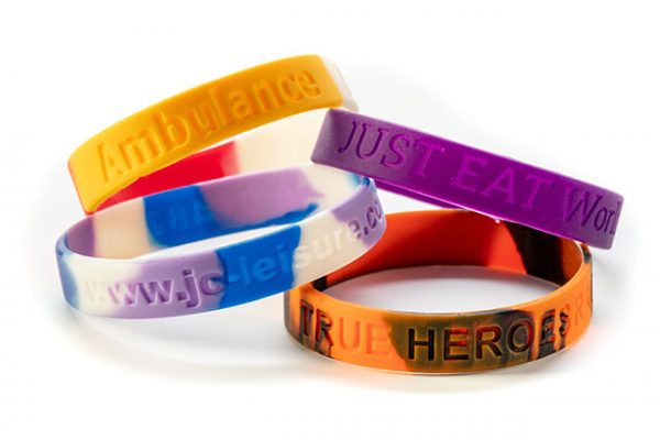 Debossed Silicone Wristbands